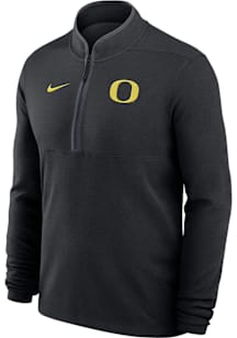 Nike Oregon Ducks Mens Black Victory Long Sleeve Qtr Zip Pullover