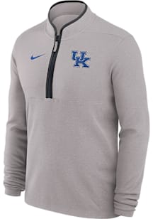 Nike Kentucky Wildcats Mens Grey Victory Long Sleeve Qtr Zip Pullover