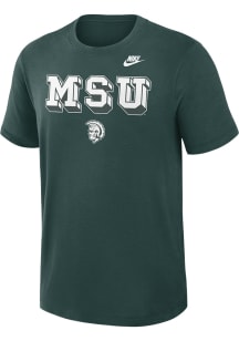Michigan State Spartans Green Nike Legacy Short Sleeve T Shirt