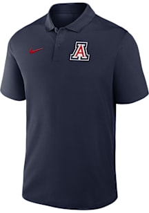 Nike Arizona Wildcats Mens Navy Blue Victory Short Sleeve Polo