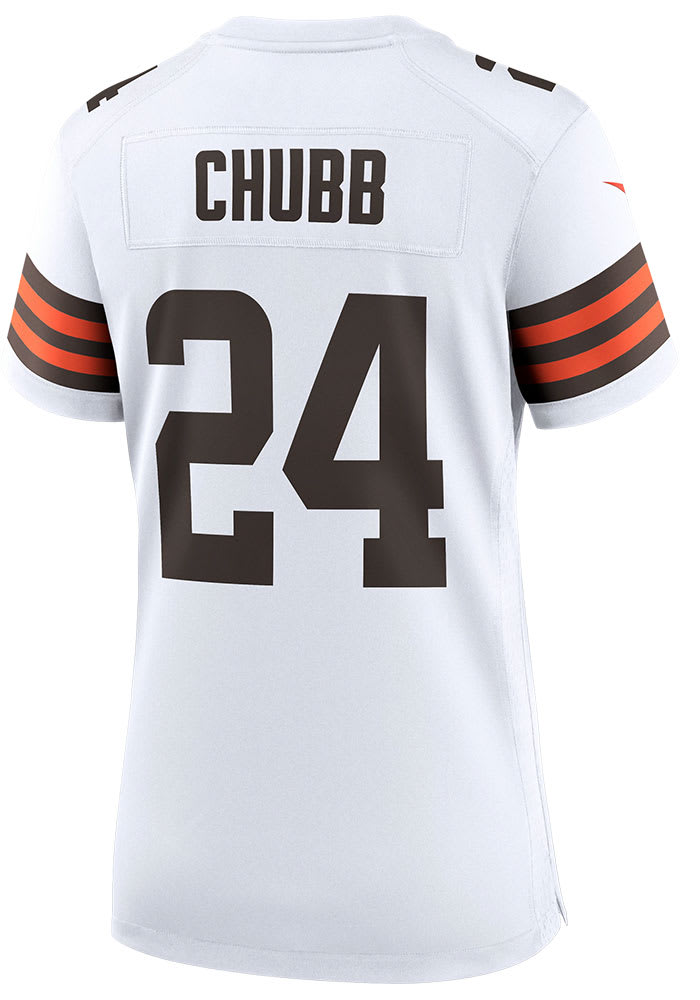 Nick Chubb Cleveland Browns Majestic Threads Women's Player Name