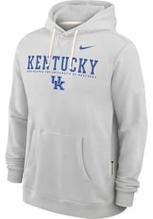 Nike Kentucky Wildcats Mens Ash Dri-Fit Long Sleeve Hoodie