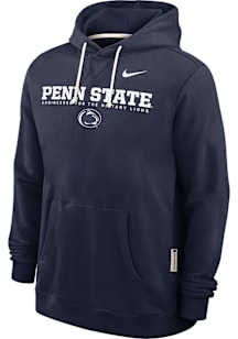 Nike Penn State Nittany Lions Mens Navy Blue Dri-Fit Long Sleeve Hoodie
