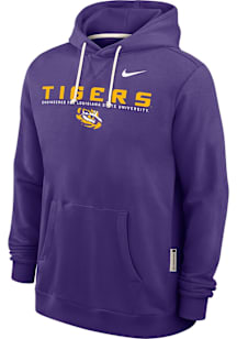 Nike LSU Tigers Mens Purple Dri-Fit Long Sleeve Hoodie