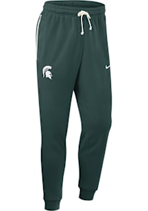 Nike Michigan State Spartans Mens Green Dri-Fit Sweatpants