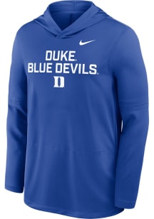 Nike Duke Blue Devils Mens Blue Dri-Fit Hood
