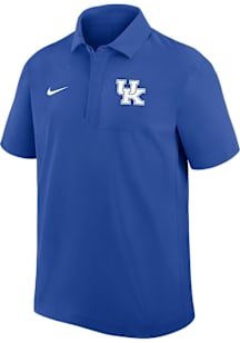 Nike Kentucky Wildcats Mens Blue Dri-Fit Short Sleeve Polo
