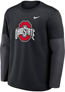 Nike Ohio State Buckeyes Black Coach Long Sleeve T-Shirt