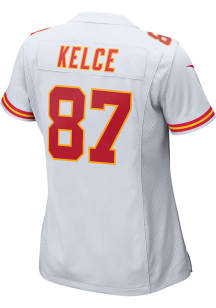 Travis Kelce  Nike Kansas City Chiefs Womens White Road Game Football Jersey
