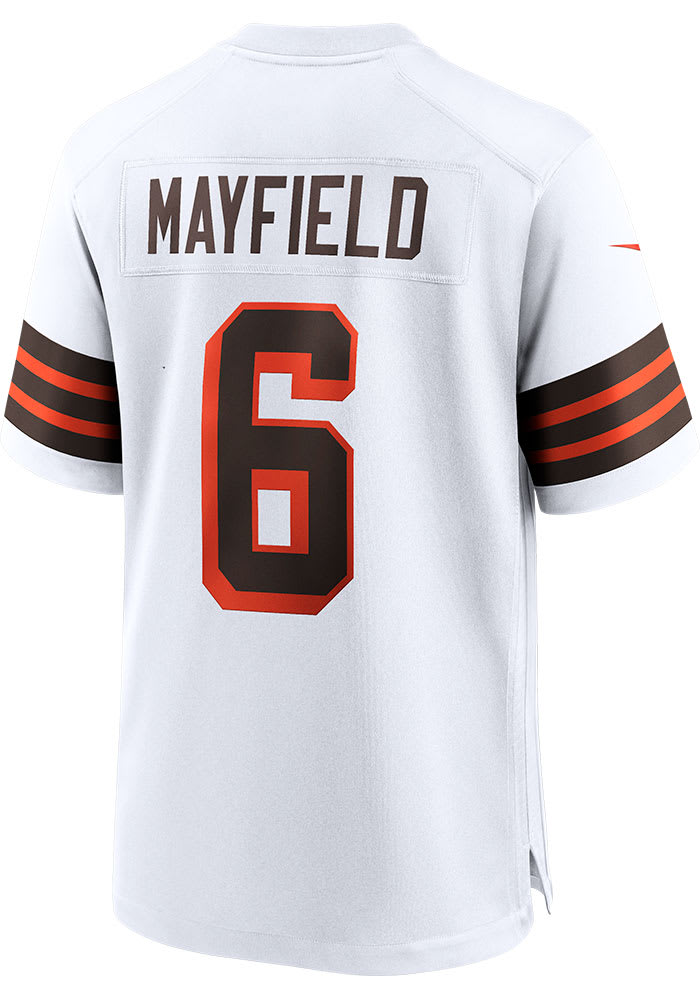 Baker Mayfield Nike Cleveland Browns White Alternate Game Football Jersey