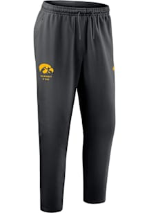 Mens Iowa Hawkeyes Black Nike Dri-Fit Pants