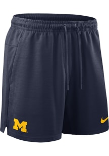 Mens Michigan Wolverines Blue Nike Dri-Fit Shorts