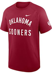 Nike Oklahoma Sooners Cardinal Dri-Fit Short Sleeve T Shirt