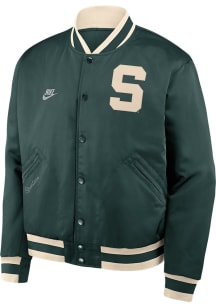 Mens Michigan State Spartans Green Nike Legacy Medium Weight Jacket