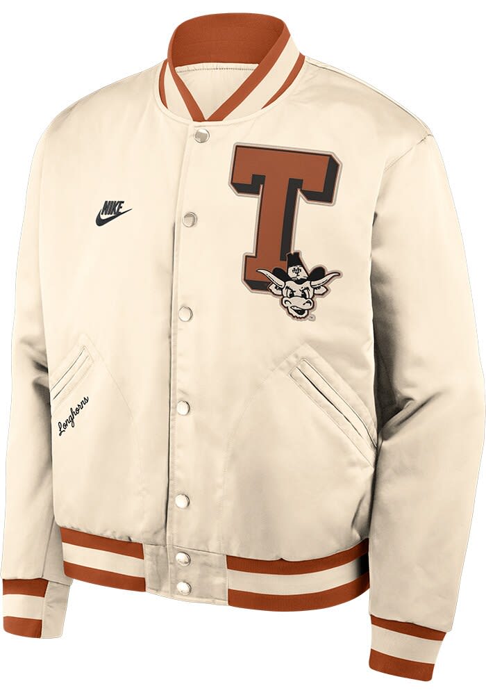 Nike Texas Longhorns Mens NATURAL Legacy Medium Weight Jacket