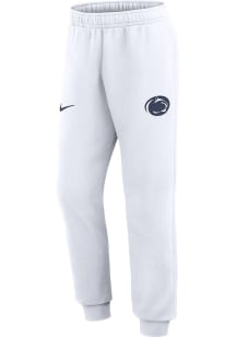 Mens Penn State Nittany Lions White Nike Club Fleece Sweatpants