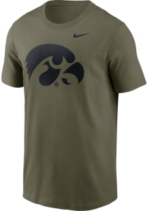 Iowa Hawkeyes Olive Nike Dri-Fit Short Sleeve T Shirt