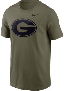 Nike Georgia Bulldogs Olive Dri-Fit Short Sleeve T Shirt