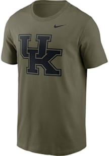 Nike Kentucky Wildcats Olive Dri-Fit Short Sleeve T Shirt