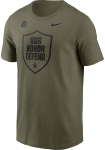 Ohio State Buckeyes Olive Nike Dri-Fit Short Sleeve T Shirt