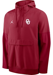 Nike Oklahoma Sooners Mens Cardinal Anorak Light Weight Jacket