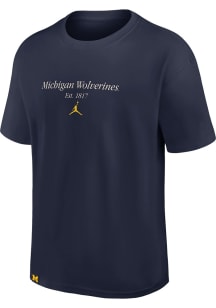 Michigan Wolverines Blue Nike Max 90 Short Sleeve T Shirt