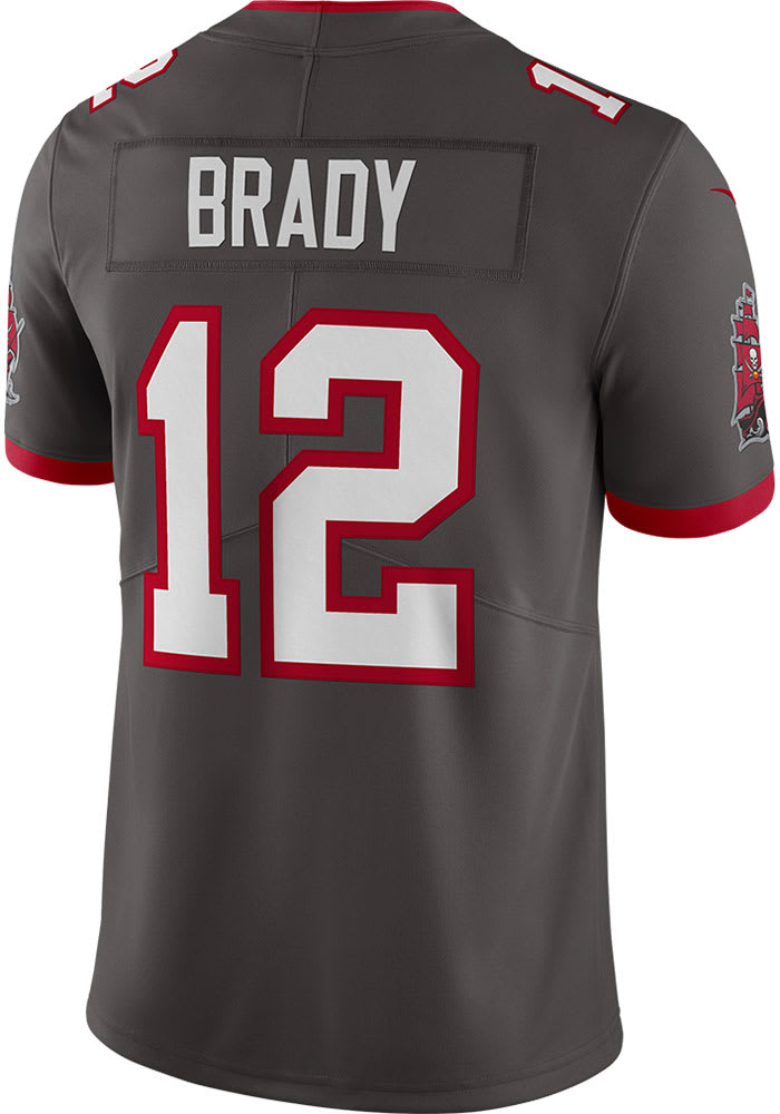 Tom Brady Tampa Bay Buccaneers Name & Number Charcoal T-Shirt