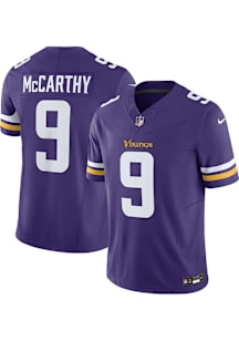 JJ McCarthy Nike Minnesota Vikings Mens Purple Home Limited Football Jersey