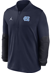 Nike North Carolina Tar Heels Mens Navy Blue Dri-Fit Medium Weight Jacket