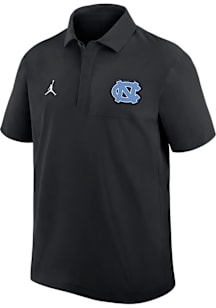 Nike North Carolina Tar Heels Mens Black Dri-Fit Short Sleeve Polo