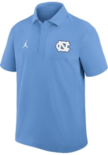 Nike North Carolina Tar Heels Mens Light Blue Dri-Fit Short Sleeve Polo
