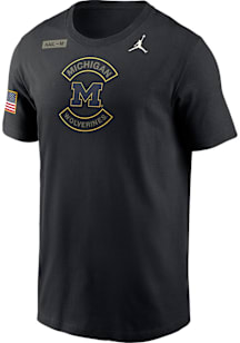 Michigan Wolverines Black Nike Military Appreciation Dri-FIT Short Sleeve T Shirt