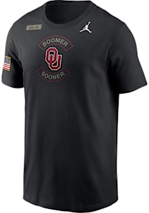 Nike Oklahoma Sooners Black Military Appreciation Dri-FIT Short Sleeve T Shirt