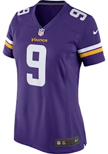JJ McCarthy  Nike Minnesota Vikings Womens Purple Home Football Jersey