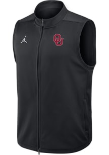 Nike Oklahoma Sooners Mens Black Victory Sleeveless Jacket