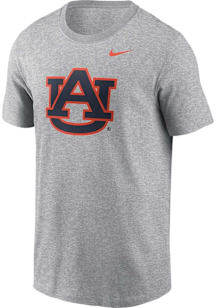 Nike Auburn Tigers Grey Primary Logo Short Sleeve T Shirt