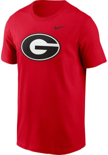Nike Georgia Bulldogs Red Primary Logo Short Sleeve T Shirt