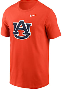 Nike Auburn Tigers Orange Primary Logo Short Sleeve T Shirt