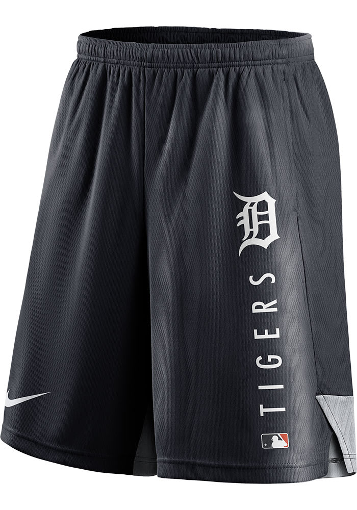 Nike Detroit Tigers Mens Navy Blue Dry Training Shorts