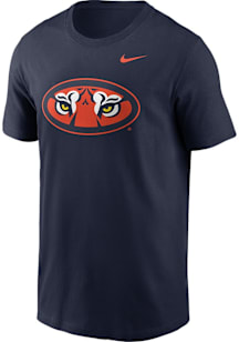 Nike Auburn Tigers Navy Blue Alternate Logo Short Sleeve T Shirt