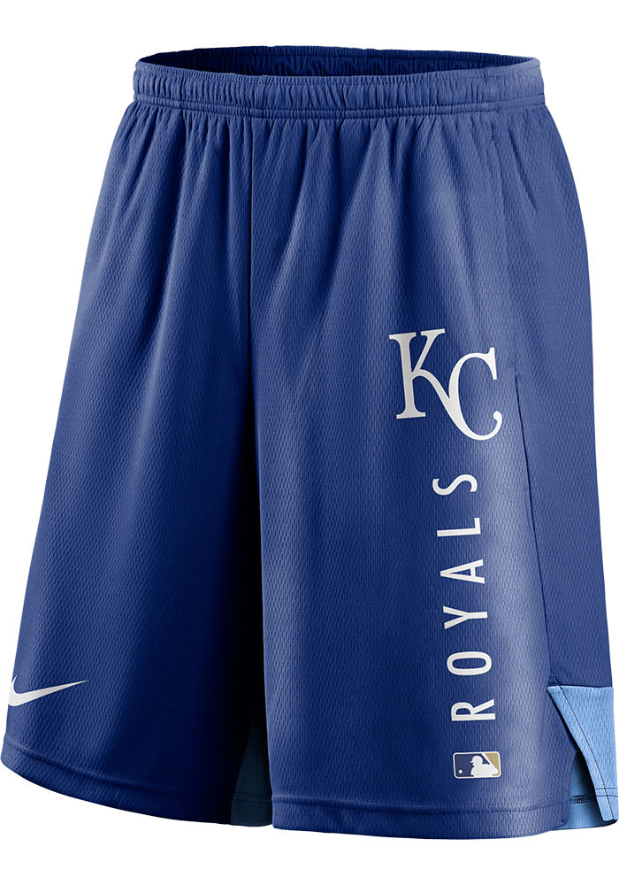 Nike Kansas City Royals Athletic Shorts Mens Size 2XL Blue