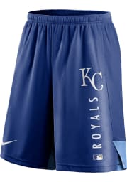 Nike Kansas City Royals Mens Blue Dry Training Shorts
