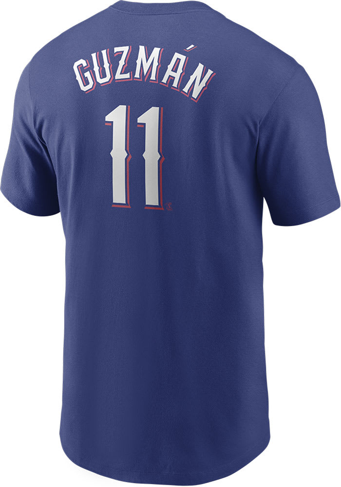 Nike Men's Rougned Odor Texas Rangers Name and Number Player T