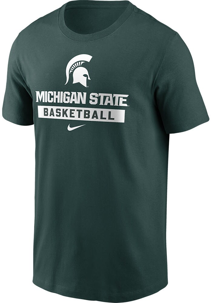 Nike Michigan State Spartans DARKGREEN Basketball Short