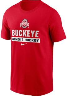 Ohio State Buckeyes Red Nike Volleyball Short Sleeve T Shirt