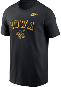 Iowa Hawkeyes Black Nike Legacy Short Sleeve T Shirt