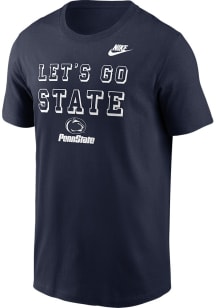 Penn State Nittany Lions Navy Blue Nike Legacy Short Sleeve T Shirt