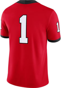 Nike Georgia Bulldogs Red Vapor Football Jersey