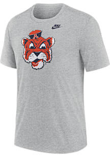 Nike Auburn Tigers Grey Triblend Short Sleeve Fashion T Shirt