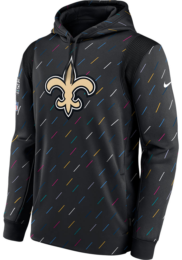 Nike New Orleans Saints Mens Grey CRUCIAL CATCH Hood